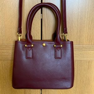 Melie Bianco Gabby Burgundy Small Crossbody